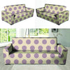 Cream And Brown Polka Dot Sofa Cover-grizzshop