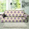 Cream And Brown Polka Dot Sofa Cover-grizzshop