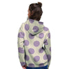 Cream And Brown Polka Dot Women's Hoodie-grizzshop