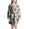 Cream And Brown Polka Dot Women's Robe-grizzshop