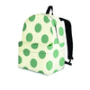 Cream And Emerald Polka Dot Backpack-grizzshop