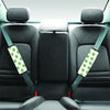 Cream And Emerald Polka Dot Seat Belt Cover-grizzshop