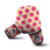 Cream And Pink Polka Dot Boxing Gloves-grizzshop