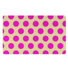 Cream And Pink Polka Dot Door Mat-grizzshop