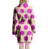 Cream And Pink Polka Dot Women's Robe-grizzshop