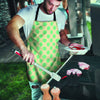 Cream And Teal Polka Dot Men's Apron-grizzshop