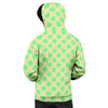 Cream And Teal Polka Dot Men's Hoodie-grizzshop