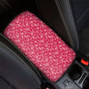 Crimson Paisley Bandana Print Car Center Console Cover-grizzshop