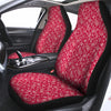 Crimson Paisley Bandana Print Car Seat Covers-grizzshop