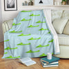 Crocodile Cartoon Print Pattern Blanket-grizzshop