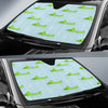 Crocodile Cartoon Print Pattern Car Sun Shade-grizzshop