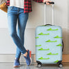 Crocodile Cartoon Print Pattern Luggage Cover Protector-grizzshop