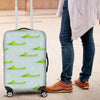 Crocodile Cartoon Print Pattern Luggage Cover Protector-grizzshop