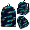 Crocodile Pattern Print Backpack-grizzshop