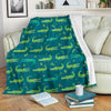 Crocodile Print Pattern Blanket-grizzshop