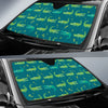 Crocodile Print Pattern Car Sun Shade-grizzshop