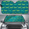 Crocodile Print Pattern Car Sun Shade-grizzshop