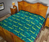 Crocodile Print Pattern Quilt-grizzshop