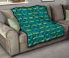 Crocodile Print Pattern Quilt-grizzshop