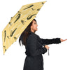 Crocodile River Print Pattern Automatic Foldable Umbrella-grizzshop