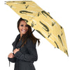 Crocodile River Print Pattern Automatic Foldable Umbrella-grizzshop