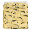 Crocodile River Print Pattern Duvet Cover Bedding Set-grizzshop