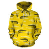 Crocodile River Print Pattern Men Women Pullover Hoodie-grizzshop