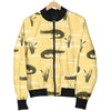 Crocodile River Print Pattern Men's Bomber Jacket-grizzshop