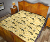 Crocodile River Print Pattern Quilt-grizzshop