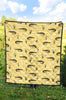 Crocodile River Print Pattern Quilt-grizzshop