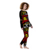 Crow And Samurai Print Women's Pajamas-grizzshop