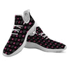 Crown Pink Print Pattern White Athletic Shoes-grizzshop