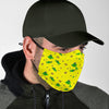 Crown Prince Frog Pattern Print Face Mask-grizzshop