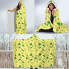 Crown Prince Frog Pattern Print Hooded Blanket-grizzshop