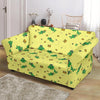 Crown Prince Frog Pattern Print Loveseat Cover-grizzshop