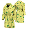 Crown Prince Frog Pattern Print Men Long Robe-grizzshop