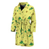 Crown Prince Frog Pattern Print Men Long Robe-grizzshop