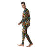 Crumpled Cans And Caps Print Pattern Men's Pajamas-grizzshop