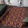 Cryptocurrency Bitcoin Pattern Print Floor Mat-grizzshop