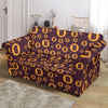 Cryptocurrency Bitcoin Pattern Print Loveseat Cover-grizzshop