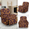 Cryptocurrency Bitcoin Pattern Print Recliner Cover-grizzshop