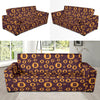 Cryptocurrency Bitcoin Pattern Print Sofa Covers-grizzshop