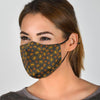 Cryptocurrency Bitcoin Print Pattern Face Mask-grizzshop