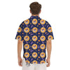 Cryptocurrency Shiba Print Pattern Men's Short Sleeve Shirts-grizzshop