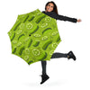 Cucumber Pickle Pattern Print Automatic Foldable Umbrella-grizzshop