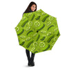 Cucumber Pickle Pattern Print Automatic Foldable Umbrella-grizzshop