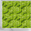 Cucumber Pickle Pattern Print Bathroom Shower Curtain-grizzshop