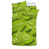 Load image into Gallery viewer, Cucumber Pickle Pattern Print Duvet Cover Bedding Set-grizzshop