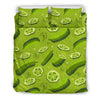 Cucumber Pickle Pattern Print Duvet Cover Bedding Set-grizzshop