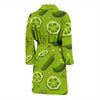 Cucumber Pickle Pattern Print Men Long Robe-grizzshop